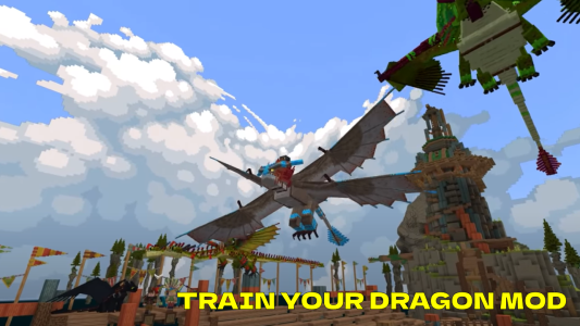 اسکرین شات 1 برنامه Minecraft Dragon city Mod