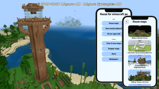 اسکرین شات 2 برنامه house for minecraft pe