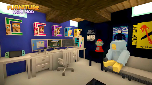 اسکرین شات 4 برنامه Furniture Mod For Minecraft