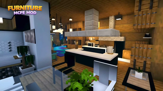 اسکرین شات 1 برنامه Furniture Mod For Minecraft
