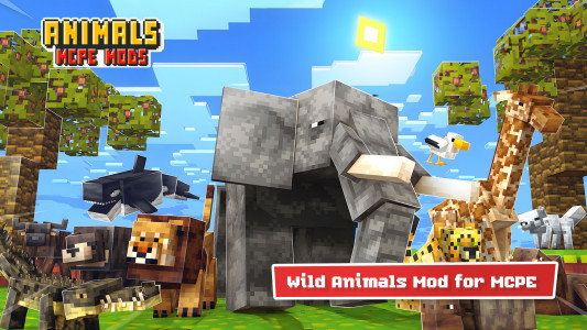 اسکرین شات 1 برنامه Real Animal Minecraft Mods