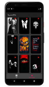 اسکرین شات 1 برنامه ‏تصویر زمینه مشکی | والپیپر