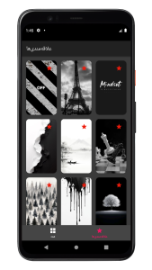 اسکرین شات 1 برنامه ‏تصویر زمینه سیاه سفید