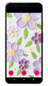 اسکرین شات 3 برنامه ‏تصویر زمینه بنفش دخترانه