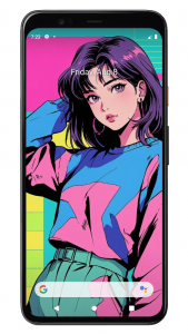 اسکرین شات 5 برنامه ‏تصویر زمینه بنفش دخترانه