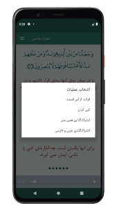 اسکرین شات 8 برنامه ‏سوره یاسین | صوتی و متنی