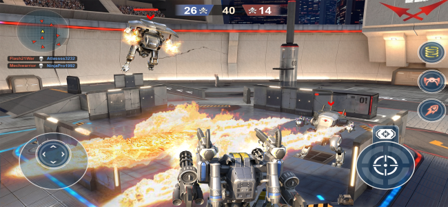 اسکرین شات 3 بازی Mech Wars Online Robot Battles