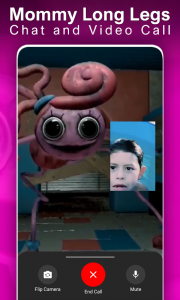 اسکرین شات 5 برنامه Mommy Long Legs Video Call