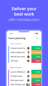اسکرین شات 1 برنامه monday.com - AI Work Platform