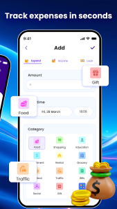 اسکرین شات 3 برنامه Money Manager - Debt Tracker