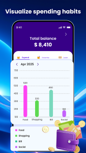 اسکرین شات 4 برنامه Money Manager - Debt Tracker