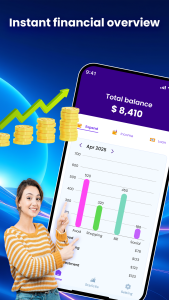 اسکرین شات 2 برنامه Money Manager - Debt Tracker