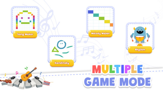 اسکرین شات 5 برنامه Monster Melody: Music Maker