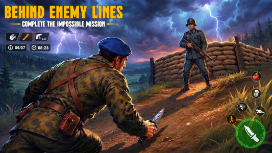 اسکرین شات 3 بازی Commando Survival War Game WW2