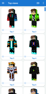 اسکرین شات 1 برنامه Boys Skins for Minecraft PE