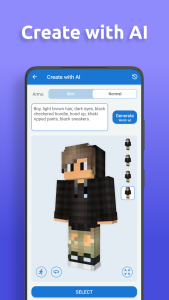 اسکرین شات 5 برنامه Boys Skins for Minecraft PE