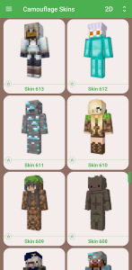 اسکرین شات 6 برنامه Camouflage Skins for Minecraft