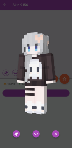 اسکرین شات 5 برنامه Girls Skins for Minecraft PE