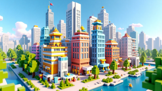اسکرین شات 7 بازی Town Building Life Simulator