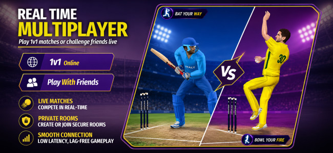 اسکرین شات 2 بازی Epic Cricket – Real 3D Game