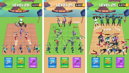 اسکرین شات 7 بازی Merge Master: Superhero Battle