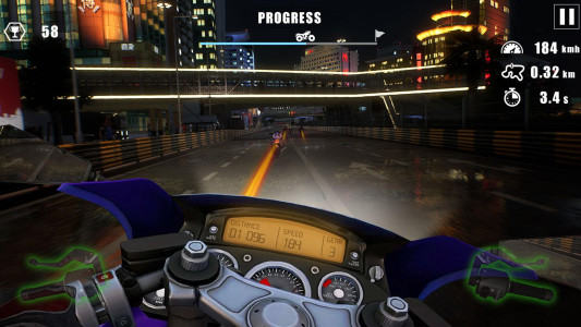 اسکرین شات 2 بازی Moto Bike Race : Driving Car