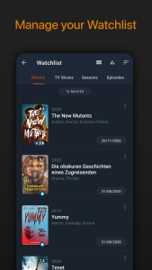 اسکرین شات 4 برنامه Moviebase: TV & Movie Tracker