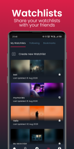 اسکرین شات 1 برنامه MyMovieList