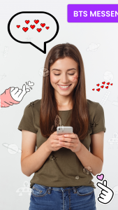 اسکرین شات 1 برنامه BTS love chat simulator for bt