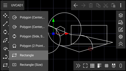 اسکرین شات 6 برنامه UVCAD - CAD 2D Draw & Drafting