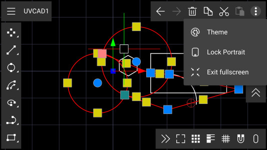 اسکرین شات 3 برنامه UVCAD - CAD 2D Draw & Drafting