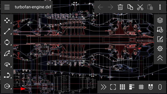 اسکرین شات 2 برنامه UVCAD - CAD 2D Draw & Drafting