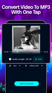 اسکرین شات 2 برنامه MP3 Converter - Video to MP3
