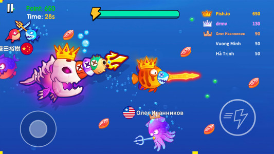اسکرین شات 2 بازی Sword Shark.io - Hungry Shark