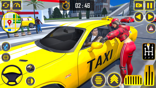 اسکرین شات 4 بازی US Taxi Simulator : Car Games