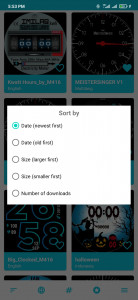 اسکرین شات 3 برنامه Haylou, IMILAB Watch Faces