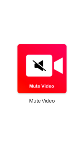 اسکرین شات 1 برنامه Mute Video (Silent Video)