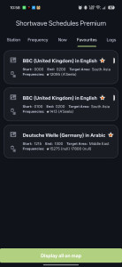 اسکرین شات 7 برنامه Shortwave Radio Schedules