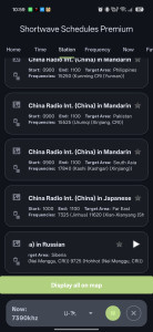 اسکرین شات 4 برنامه Shortwave Radio Schedules