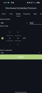 اسکرین شات 6 برنامه Shortwave Radio Schedules