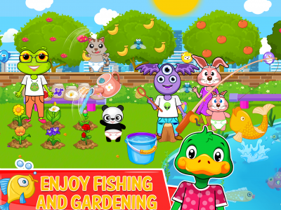 اسکرین شات 1 برنامه Mini Town: Pet Home