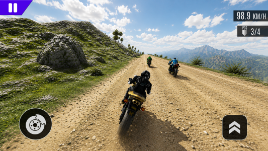 اسکرین شات 4 بازی Hill Bike Racing Game