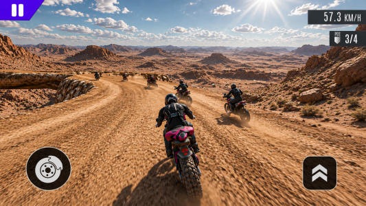 اسکرین شات 3 بازی Hill Bike Racing Game