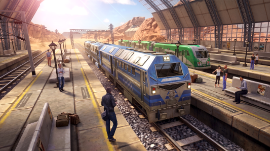 اسکرین شات 1 بازی Train Racing Games 3D 2 Player