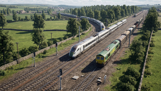 اسکرین شات 4 بازی Train Racing Games 3D 2 Player