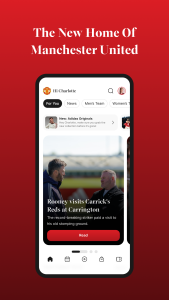 اسکرین شات 1 برنامه Manchester United Official App