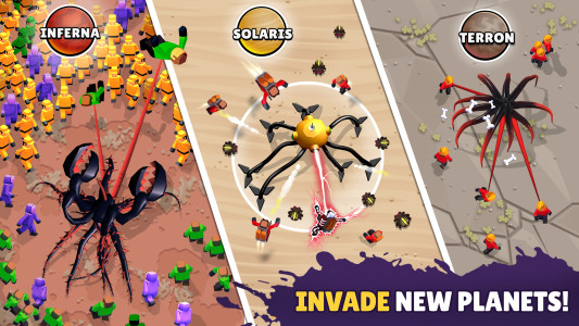 اسکرین شات 2 بازی Alien Invasion: RPG Idle Space