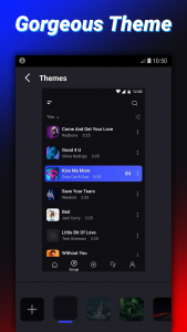 اسکرین شات 7 برنامه Mp3, Music Player