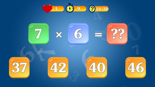 اسکرین شات 4 بازی Multiplication Table 2x2