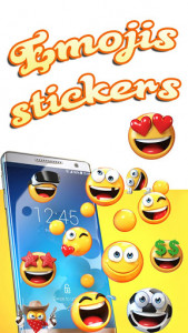 اسکرین شات 2 برنامه 😊WAStickerApps emojis stickers for whatsapp